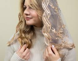 Black Lace Chapel Veil
