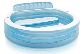 Intex Family Inflatable Lounge Pool Only 29 99 Reg 50 Family Lounge Pool Plastic Swimming Pool Pool Accessories