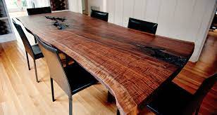 We carry both native and exotic hardwoods up to 23' long, up to 75 wide, and up to 8 thick. What Is A Wood Slab Or Live Edge Table Blog Bedandbasics