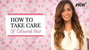 Focus on shampoos targeting normal hair. How To Take Care Of Coloured Hair Ft Debasree Banerjee Nykaa Youtube
