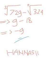 Akar pangkat tiga dari bilangan 50.653 adalah …. Hasil Dari Akar Pangkat 729 Kurang Akar Pangkat 324 Brainly Co Id