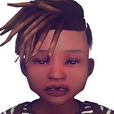•edit whatever you want ~ •redistribution only on finished model. Sketchbook Pixels Child Hairs Four Conversions Of Ebonixsims Kids Hairstyles Hairstyles With Bangs Hair