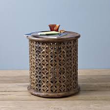 Sausages specially brewed stonefruit coffee table a gathering spot. Carved Wood Large Side Table Natural Mango West Elm Havenly