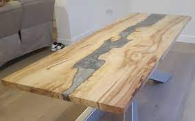 Have a dining room in your home which spells luxury. Wood And Resin Dining Tables Uk Unique Wild Wood Furniture