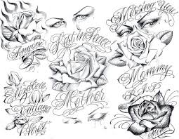 Maybe you would like to learn more about one of these? Gangster Stencil Tattoo Fonts Novocom Top