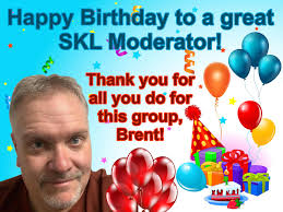 Happy birthday to Brent