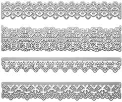 Template fit into popular embossing machines,easy to use. Buy Metal Cutting Dies Vintage Lace Borders Edge Embossing Stencil Die Cuts For Card Making Scrapbooking Paper Craft Album Stamps Diy Decor Online In Vietnam B08lgmbd3g