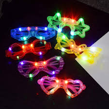 Led Light Up Toy Party Favors Led Glasses Decorative Assorted Light Up Glasses 12 Pack Assorted Colors Walmart Com Walmart Com