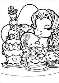 My little pony cartoon series revolves around colorful ponies with a unique symbol on their flanks. Kids N Fun Com 70 Coloring Pages Of My Little Pony
