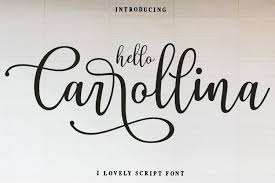 Alexandria script base medium otf (500) Hello Carrollina Script 280980 Calligraphy Font Bundles
