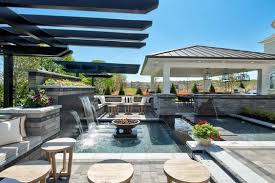 Spend The Day Relaxing Outside In Your Vast Outdoor Living Space At The Reserve At Holmdel Weatherstone Model Model Homes Inviting Home Outdoor Kitchen Design