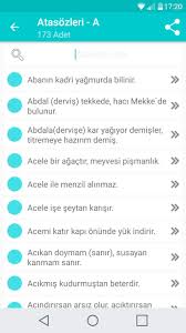 Atasozleri Ve Anlamlari For Android Apk Download