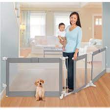 Summer Custom Fit Walk Thru Gate Grey Walmart Com Baby Gates Extra Wide Baby Gate Wide Baby Gate