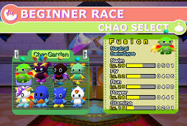 Chao adventure 2 is different to the minigame in sonic adventure 1 as it is more of an 'adventure' and has actual stories that you can change the result of with your decisions. Races Sa2 Chao Island