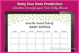 Baby will stay in a warming isolette in the nicu until she can regulate her temperature on her own. Baby Due Date Prediction Calendar Game