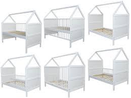 Check spelling or type a new query. Micoland Babybett Kinderbett Juniorbett Bett Haus 140x70 Cm Umbaubar Massiv Weiss 0 Bis 6 Jahre