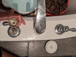 When you turn the faucet handle the stem. Bathtub Faucet Handle Broke Off Putting It Where It Was And Turning It No Longer Lets Me Control The Water What Do I Need To Do Now Plumbing