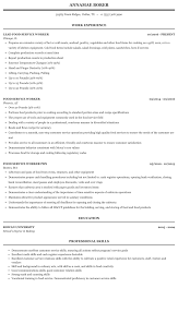 Caterer resume examples caterers prepare and serve large amounts of food at events. Food Service Worker Resume Sample Mintresume
