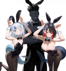Shark Bunnies....?  Bunnysuit :: Gawr Gura :: Hololive :: Virtual YouTuber  :: fandoms :: ellen joe :: zenless zone zero :: games :: Kisame Hoshigaki  :: Naruto - JoyReactor