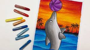 Di koleksi kami, anda dapat mengontrol mamalia laut ini, dan mengalami kehidupan sebagai salah satu makhluk ajaib ini! Cara Tutorial Mewarnai Dan Menggambar Lumba Lumba Dengan Pemandangan Laut Youtube