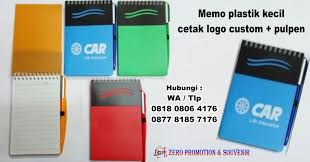 Jual Memo Plastik Kecil Cetak Logo Custom Pulpen Pulpen Pencetakan Plastik