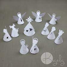 Bei uns finden sie den hauptantrag arbeitslosengeld ii (hartz iv antrag) der bundesagentur für arbeit zum kostenlosen download. Weihnachtsengel Schutzengel Bastelvorlage Plotterfreebie Kugelig Com Kugelig Com