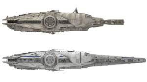 A High Res Side By Side Comparison Of The Solo Asws And Sw Esb Millennium Falcon Designs Star Wars Ships Star Wars Spaceships Star Wars Vehicles