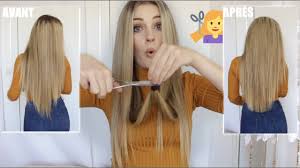 More images for coupe de cheveux en v » Ma Technique Pour Couper Les Pointes Missoumakeup Youtube