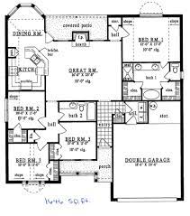 The house plan's layout includes: Peltier Builders Inc About Us 1500 Sq Ft House House Plans One Story Ranch House Plans