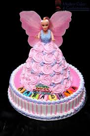 Barbie cake 3 tier barbie cake designed for a 3 year old's birthday. 2 Years Girl Birthday Cake Cakes And Cookies Gallery