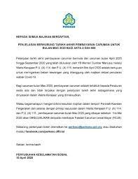 Pertubuhan keselamatan sosial (perkeso) berharap skim perlindungan sosial baharu ke atas suri rumah di malaysia akan dapat dilaksanakan secepat maka dengan caruman perkeso ia sedikit sebanyak memberi perlindungan untuk suri rumah ini seperti yang telah diimplementasikan kepada. Pertubuhan Keselamatan Sosial Makluman Pengecualian Bayaran Faedah Caruman Lewat Bayar Fclb Kepada Majikan Yang Membuat Pembayaran Caruman Bulan Mac 2020 Sebelum 1hb Mei 2020 Perkesoprihatin Perkesomemayungianda Facebook