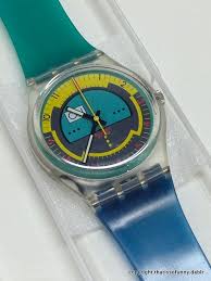 Vintage Swatch Watch Skyracer Gk106 1987 By Thatissofunny On Etsy Relojes Para Hombre Reloj Hombres