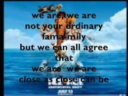 We Are Family Ice Age We Are Family Lyrics Family Songs Music Parody