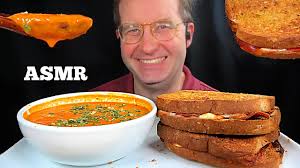 ASMR PEPPERONI PIZZA GRILLED CHEESE MUKBANG EATING SOUNDS