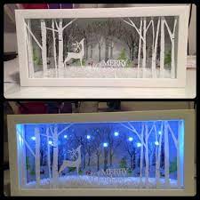 Christmas Shadow Box Idea Christmas Shadow Boxes Christmas Crafts Christmas Diy