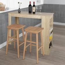 Check spelling or type a new query. Oobest Table Bar De 2 A 4 Personnes Style Contemporain Decor Chene L 115 Cm Cdiscount Maison