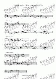 Violin Scales Chart Grade 2 Ln For Solo Instrument Solo Violin By Andrew Hsu Sheet Music Pdf File To Download