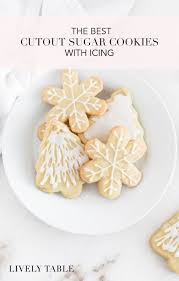 The cookies can be rolled and cut into shapes for decorating. The Best Cutout Sugar Cookies With Icing