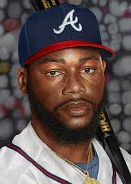 Baseball card sized colored pencil drawings