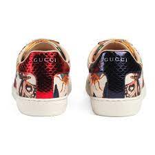 Gucci Garden Exclusive Ace Sneaker Footwear Design Women Floral Sneakers Print Sneakers