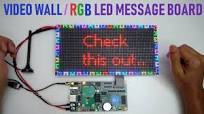 Video Wall / RGB LED Message Board