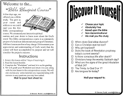 Sign up for our free online bible study course. The Interactive Bible Bible Correspondence Course Printing Originals