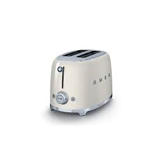 Grille Pain 2 Fentes Couleur Creme 950 W Tsf01creu Smeg Mathon Fr