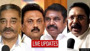 Early trends show aiadmk and dmk in close race in tn 10:26 am: Tamil Nadu Elections 2021 Live Updates Polling Concludes Final Voter Turnout At 72 15