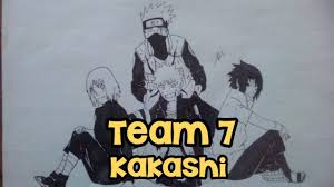 Kakashi memperlakukan posisi kepemimpinannya dengan cara yang berbeda, dan akibatnya dia selalu terlambat ketika diadakan rapat pertemuan. Speed Drawing Team 7 Kakashi Manga Sketch Youtube
