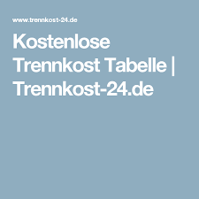 Mit einer trennkost diät zusätzlich finden sie eine kostenlose trennkost tabelle, mit deren hilfe sie sich bei der einteilung der lebensmittel in die einzelnen gruppen besser zurechtfinden. Kostenlose Trennkost Tabelle Trennkost 24 De Trennkost Tabelle Trennkost Tabelle
