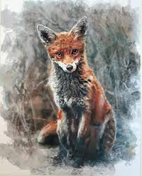 The Duplicitous One 8.5x11" Watercolor