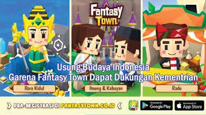 Usung Budaya Indonesia Garena Fantasy Town Dapat Dukungan Kementrian Di 2020 Budaya Indonesia Google Play