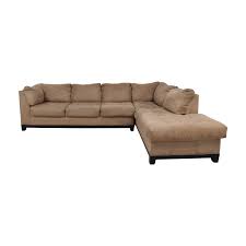This living room furniture style offers versatile modular design, a plus if you enjoy rearranging your decor. 79 Off Raymour Flanigan Grey Microfiber L Shaped Sectional Sofas