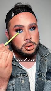 Colorful Lower Lash Line Tutorial by Mitchell Gel Glaze